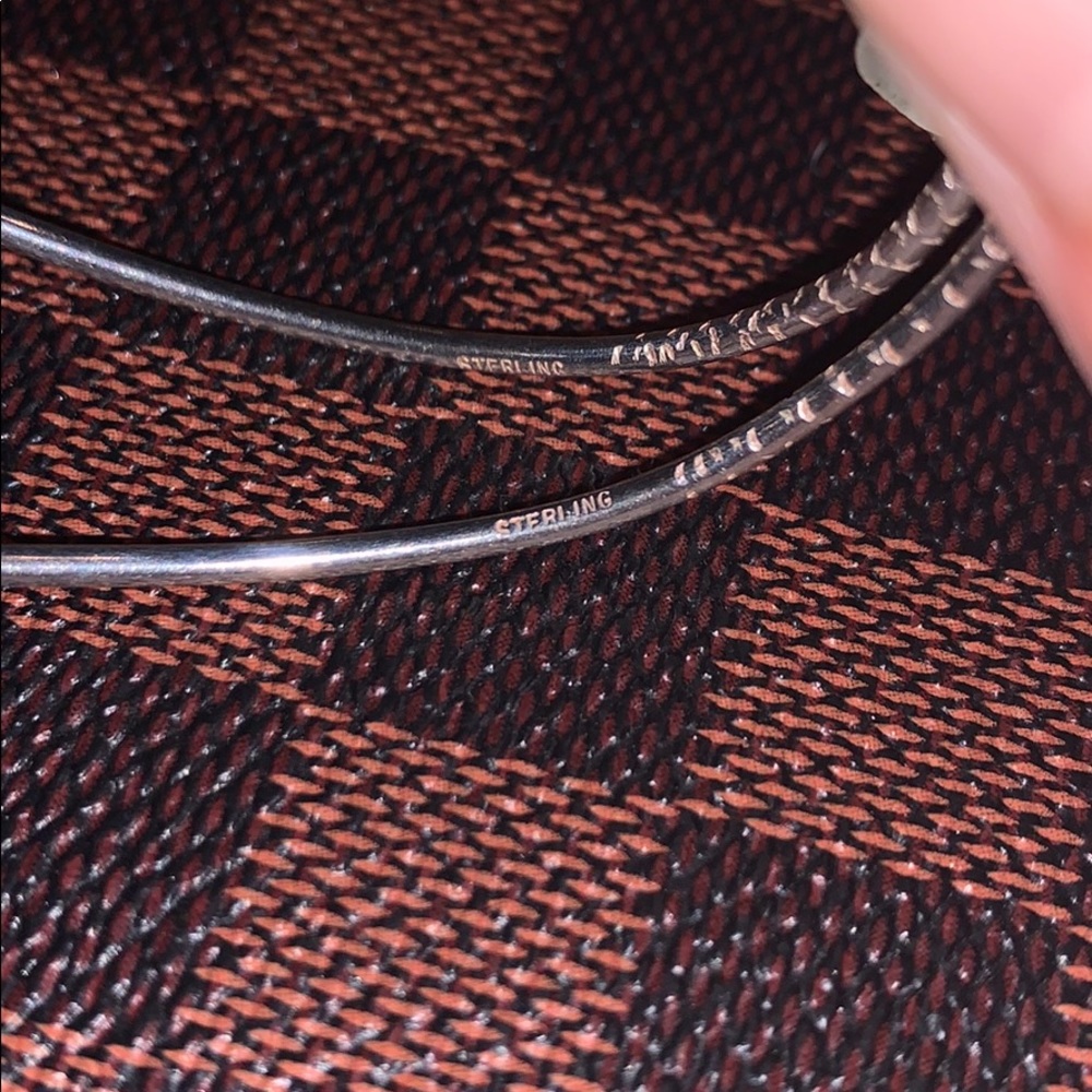 TWO STERLING SILVER DAINTY BRACELETS - Picture 7 of 7